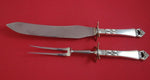 Danish Crown by Frigast Sterling Silver Roast Carving Set 2-Piece HH WS