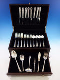 Chased Romantique by Alvin Sterling Silver Flatware Set Dinner Service 38 pieces