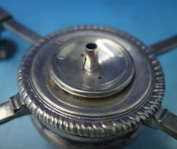 Augustin Lesage English Georgian Sterling Silver Warming Stand w/ Burner (#5703)