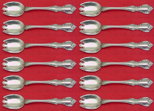 Debussy by Towle Sterling Silver Ice Cream Dessert Fork Custom Set 12pcs 6"