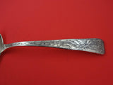 Lap Over Edge Acid Etched by Tiffany and Co Sterling Silver Oyster Ladle 11 1/4"