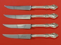 Afterglow by Oneida Sterling Silver Steak Knife Set HHWS 4pc 8 1/2" Custom
