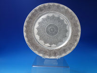 Russian .84 Silver Hand Engraved Plate Middle Eastern c. 1910 8 3/4" (#6163)