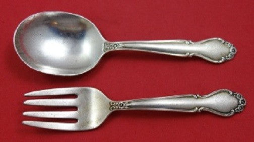 Wedding Bells By International Sterling Silver Baby Serving Set 2pc