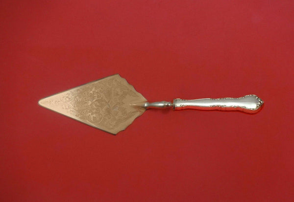 Mignonette by Lunt Sterling Silver Pastry Server Fancy Vermeil HH Custom