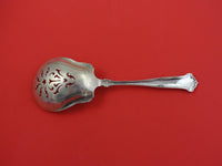 Saxon by Wallace Sterling Silver Pea Spoon Pierced 9 1/8"