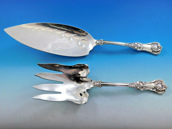 English King by Tiffany and Co Sterling Silver Fish Serving Set Fancy 2-Piece