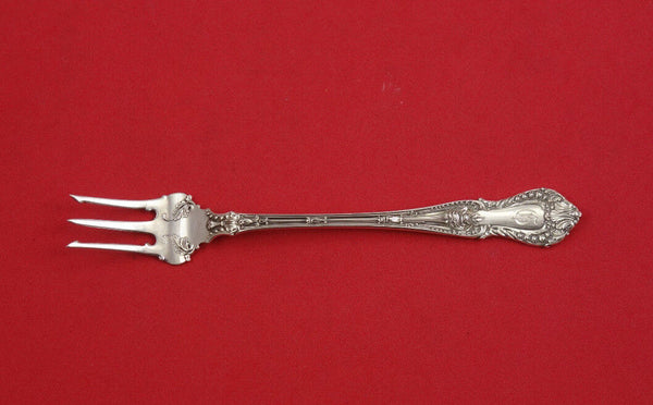 Dorothy Vernon by Whiting Sterling Silver Cocktail Fork 6" Oyster Vintage 3-tine