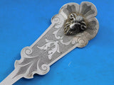 Ram by Schohay and Ludwig Coin Silver Oyster Ladle GW 3-D 11 1/4" Not Scalloped