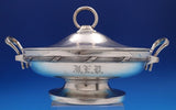 Louis XIV by Gorham Sterling Silver Tureen Ribbon Design Mono JED #195 F (#8373)