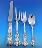 English King by Tiffany & Co Sterling Silver Flatware Set Service 60 pcs Dinner