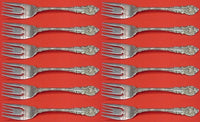 Sir Christopher by Wallace Sterling Silver Salad Fork Set 12 pieces 6 1/2"