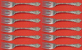 Sir Christopher by Wallace Sterling Silver Salad Fork Set 12 pieces 6 1/2"