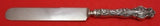 Irian by Wallace Sterling Silver Regular Knife Blunt Silverplate Blade 8 7/8"