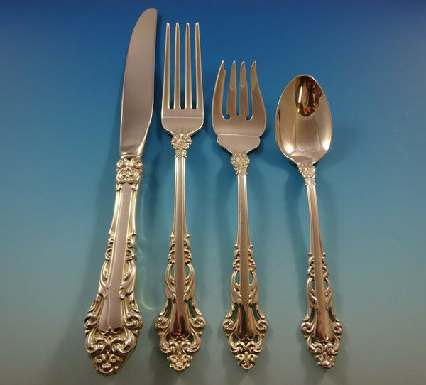 Grande Renaissance by Reed & Barton Sterling Silver Flatware 12 Set 55 Pcs