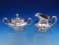 Buttercup by Gorham Sterling Silver Sugar and Creamer Set 2pc 16.7ozt TW (#7958)