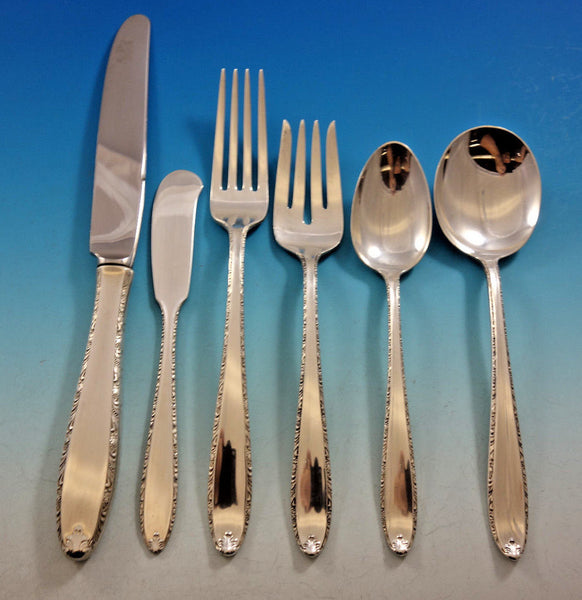 Southern Charm by Alvin Sterling Silver Flatware Set for 12 Service 72 pieces