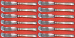 Craftsman by Towle Sterling Silver Butter Spreaders HH paddle Set 12pcs 5 3/8"