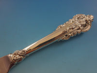 Grande Baroque Wallace Sterling Silver Steak Knife Set 4pc Custom 9 1/4" Serrate