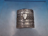 Dutch .833 Silver Box with Band of Stamped Design 1 5/8" x 1 3/8" (#6693)