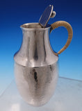 Chinese Sterling Silver Cream Pitcher Hand Hammered 4 1/2" x 2 3/4" (#7602)