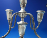 Gadroon by Poole Sterling Silver Candelabra 5-Light #755 10" Tall x 13" (#5642)
