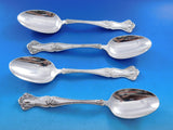 Vintage by 1847 Rogers Bros Silverplate Serving Spoon Set of 4 pcs 8 1/4" Grapes