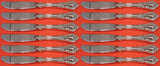 Eloquence by Lunt Sterling Silver Butter Spreader HH Modern Set of 12 pcs 6 1/4"