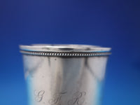 Beaded Edge By McAuliffe & Hadley Sterling Silver Mint Julep Cup Boston (#7095)