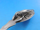 Lobster Art Silver c1865 by Ball Black Sterling Salad Serving Set 12" Applied