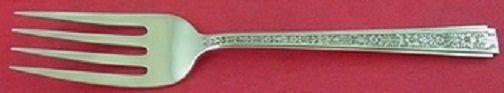 Chased Classic by Lunt Sterling Silver Salad Fork 6 3/8" Flatware Vintage