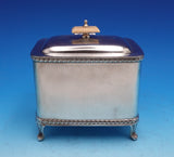 Rainforth and Son English Silverplate Tea Caddy Gadroon Style #0834 (#9259)
