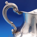 John James Keith English Victorian Sterling Silver Creamer w/4 Shell Feet #8446