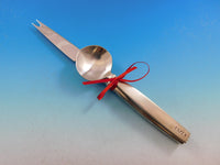 Zig Zag by Lisa Jenks for Lunt Stainless Steel Modernist Bar Set Knife Spoon New