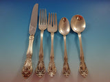 Chateau Rose by Alvin Sterling Silver Flatware Set For 8 Service 40 Pieces