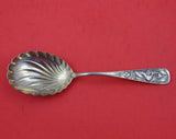 Renaissance by Durgin Sterling Silver Berry Spoon Gold Washed 9" Heirloom