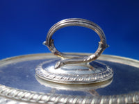 Gadroon WH English Silverplate Covered Vegetable Dish removable handle (#6119)