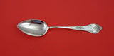 Norwegian Sterling Silver Dessert Spoon brite-cut by J. Nonstad 7"