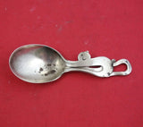 Kitten by International Sterling Silver Baby Spoon 3 3/4" Vintage Cat Handle