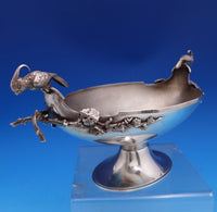 Gorham Sterling Silver Compote w/ 3-D Cockatoo Birds Applied Leaves #20 (#0404)