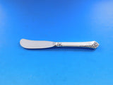 Damask Rose by Oneida Sterling Silver Butter Spreader HH paddle Set 8pcs 6 1/4"