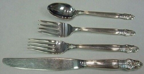 Norse By International Sterling Silver Regular Size Place Setting(s) 4pc