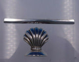 Olle Johanson Sterling Silver Bread Holder Thin Shell Form 1 1/2" x 3 1/2" #4875