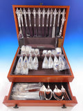 Renaissance by Christofle France Sterling Silver Flatware Service Set 79 pieces