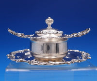 Sea Motif by Mauser Sterling Silver Terrapin Bowl with Cover Underplate (#7896)