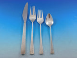 Da Vinci by Reed & Barton Sterling Silver Flatware Service Set 50 Pcs Modern