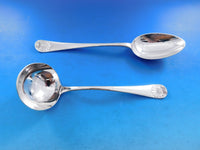 English Shell by Fletcher & Son Sterling Silver Flatware Set Service 132 pieces