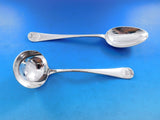 English Shell by Fletcher & Son Sterling Silver Flatware Set Service 132 pieces