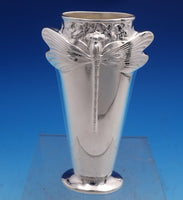 Christofle Silverplate Vase with Dragonfly in Original Box 6" x 3" (#8163)