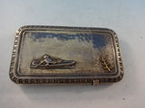 Mixed Metals by Whiting Business Card Case Japanesque Fish Figural (#246863)